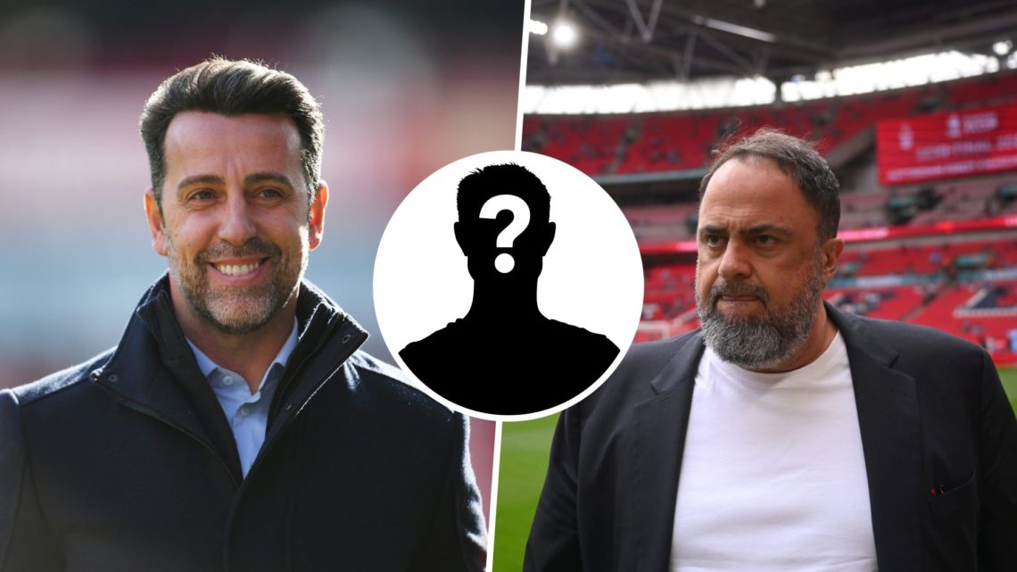Left: Nottingham Forest sporting director Edu and Right: Forest owner Evangelos Marinakis