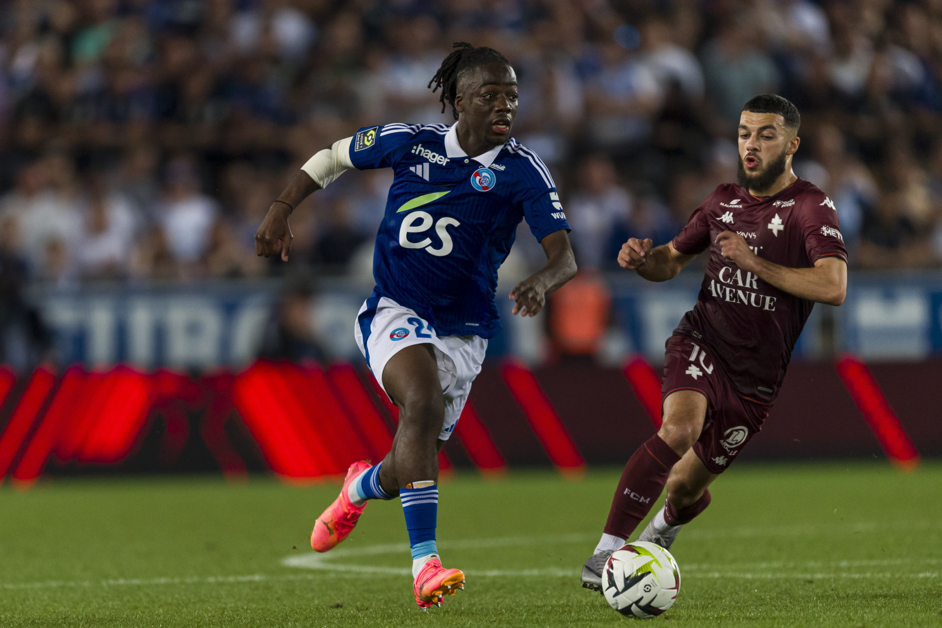 Strasbourg winger Dilane Bakwa