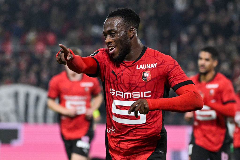 Stade Rennais striker Arnaud Kalimuendo.