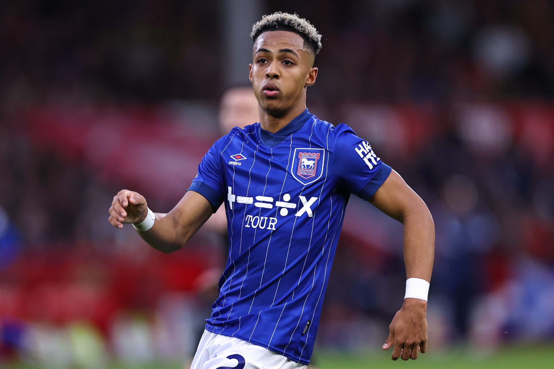 Ipswich Town attacker Omari Hutchinson.