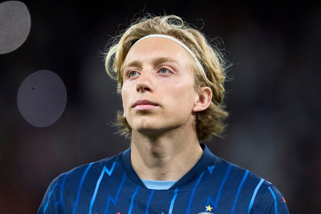 Mads Bidstrup lines up for Salzburg against Real Madrid in the Champions League