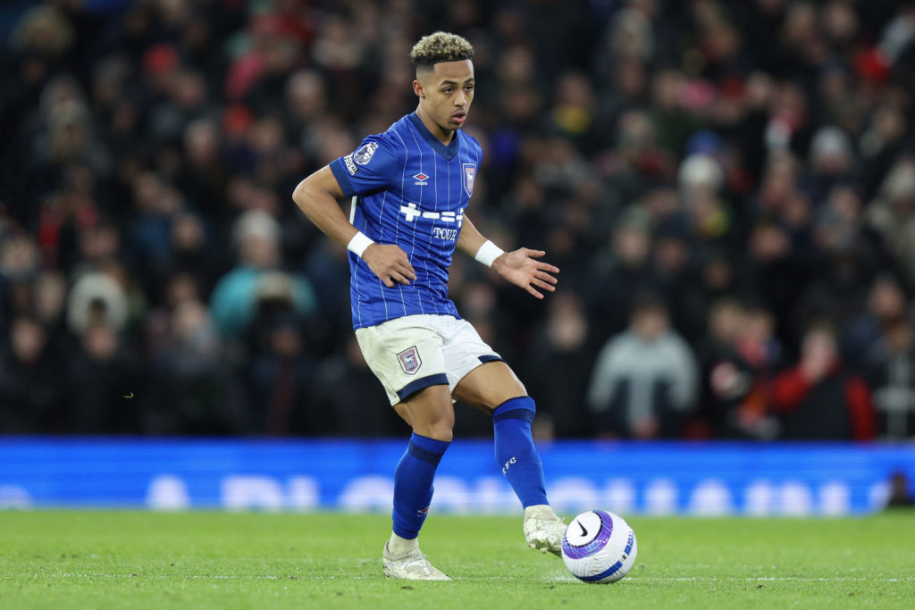 Ipswich Town winger Omari Hutchinson.