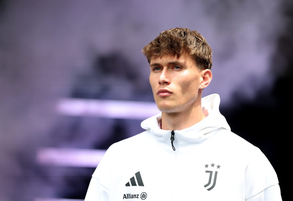 Nicolo Savona in Juventus pre-match gear at Club World Cup