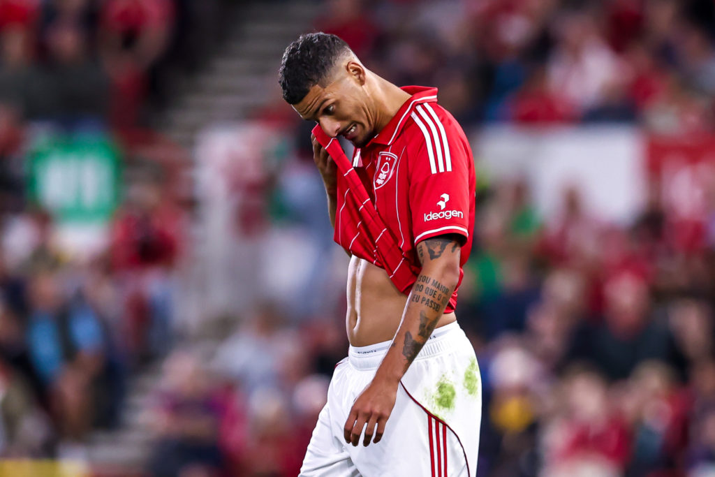 David Carmo during the pre-season clash between Nottingham Forest and Fiorentina
