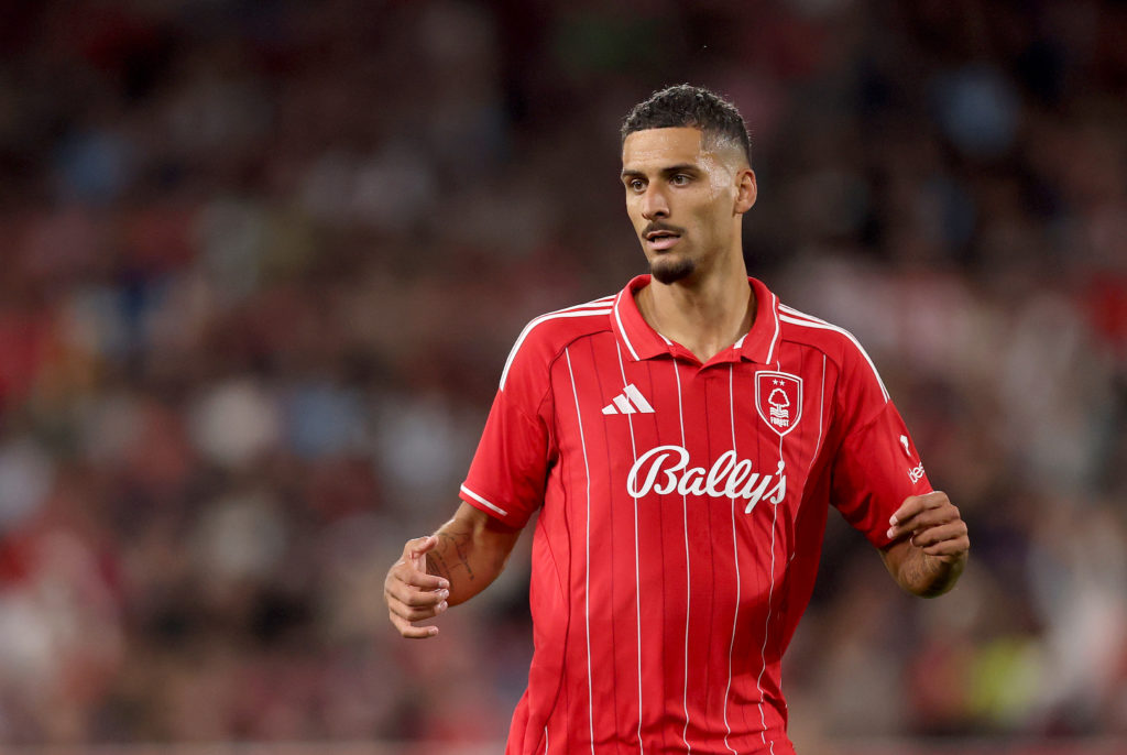 David Carmo in action at the City Ground for Nottingham Forest against Fiorentina during pre-season