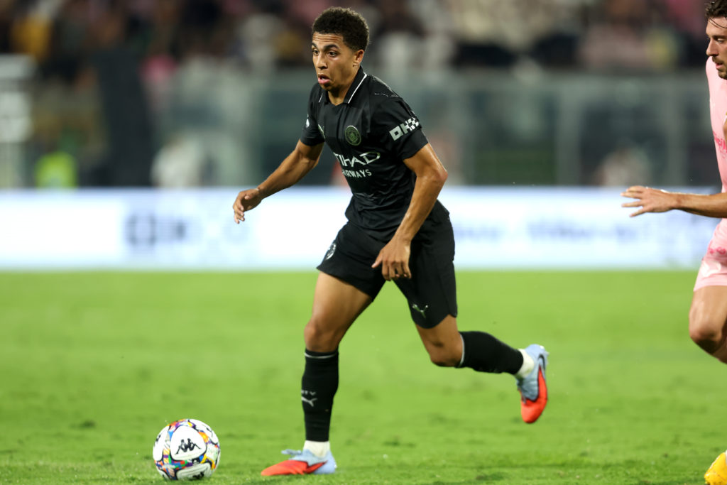 Manchester City defender Rico Lewis.