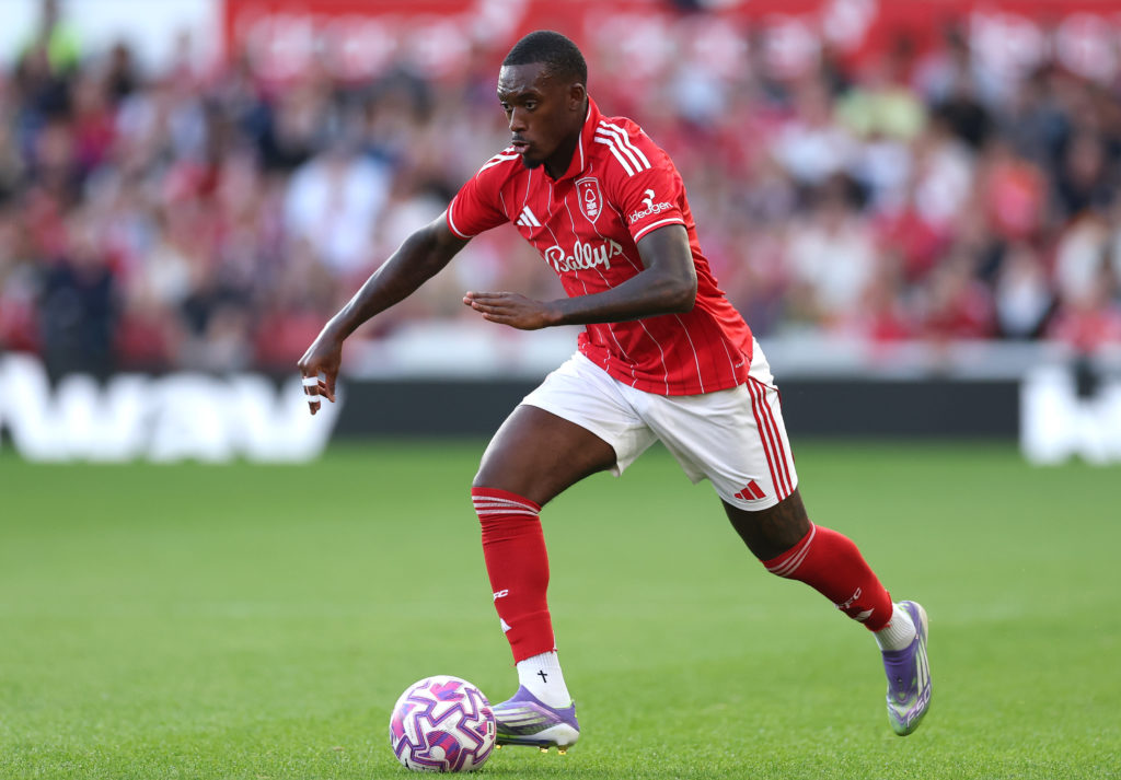 Callum Hudson-Odoi dribbling with the ball at the CIty Groun during pre-season friendly against Al Qadsiah