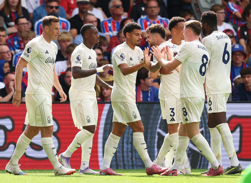 Nottingham Forest celebrate vs Crystal Palace