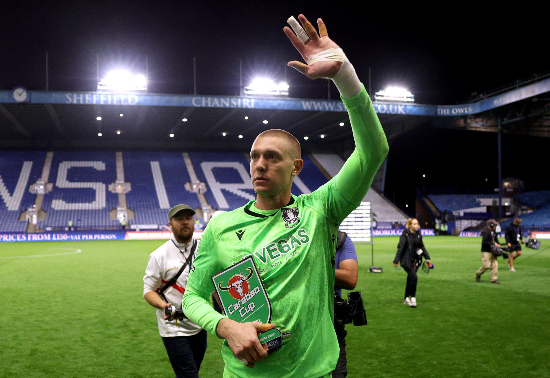 Sheffield Wednesday goalkeeper Ethan Horvath.