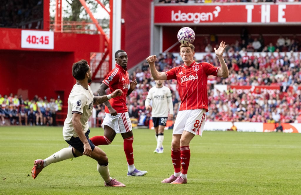 Elliot Anderson of Nottingham Forest vs West Ham
