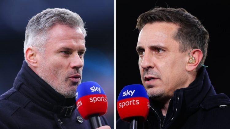 Jamie Carragher and Gary Neville.