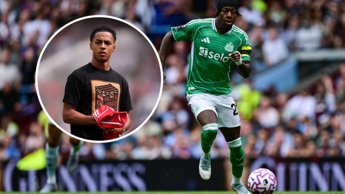 Main: Anthony Elanga plays for Newcastle and Inset: Omari Hutchinson unveiled by Forest
