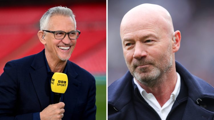 Gary Lineker, Alan Shearer and Micah Richards.