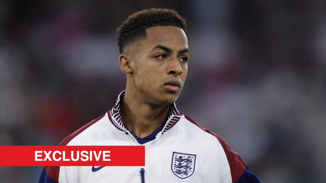 Omari Hutchinson ahead of England vs Germany in the U21 Euros final