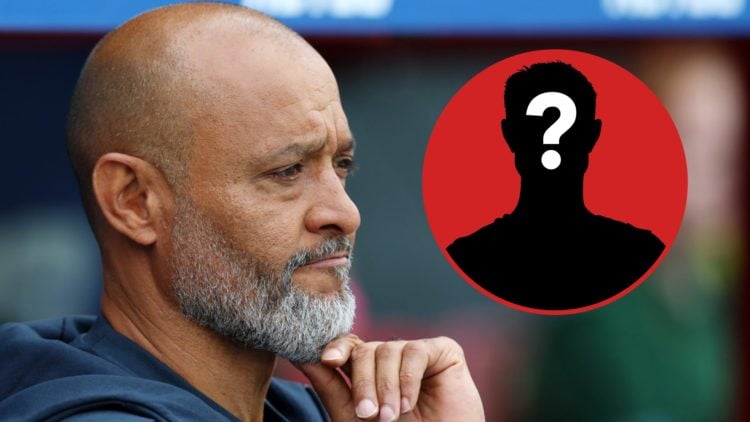 Nuno Espírito Santo looks on ahead of Crystal Palace vs Nottingham Forest