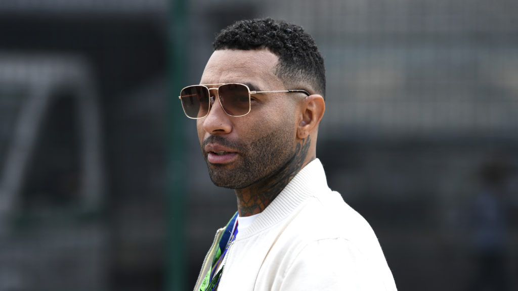 Jermaine Pennant at an F1 Grand Prix