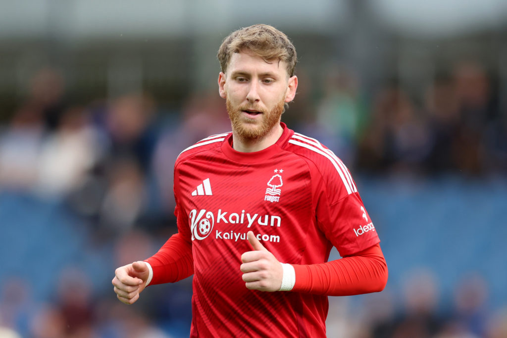 Josh Bowler in action for Nottingham Forest