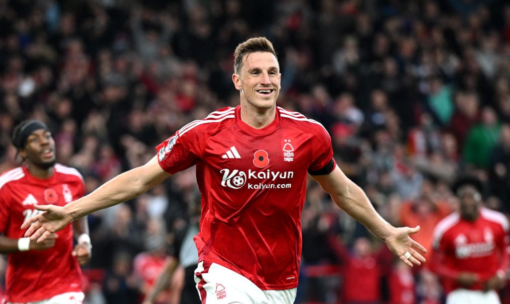 Nottingham Forest striker Chris Wood.