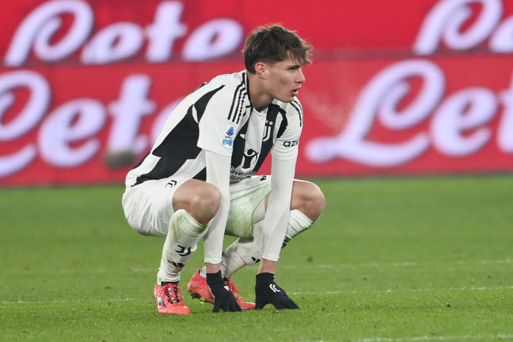Nicola Savona in action for Juventus