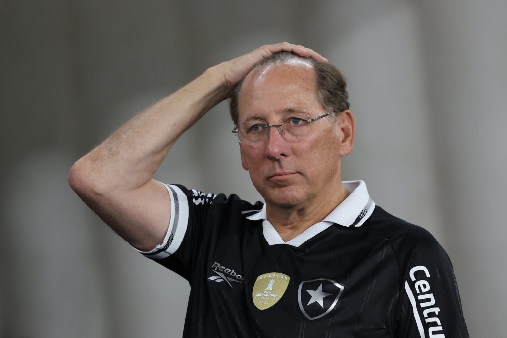 John Textor attends Botafogo vs Corinthians