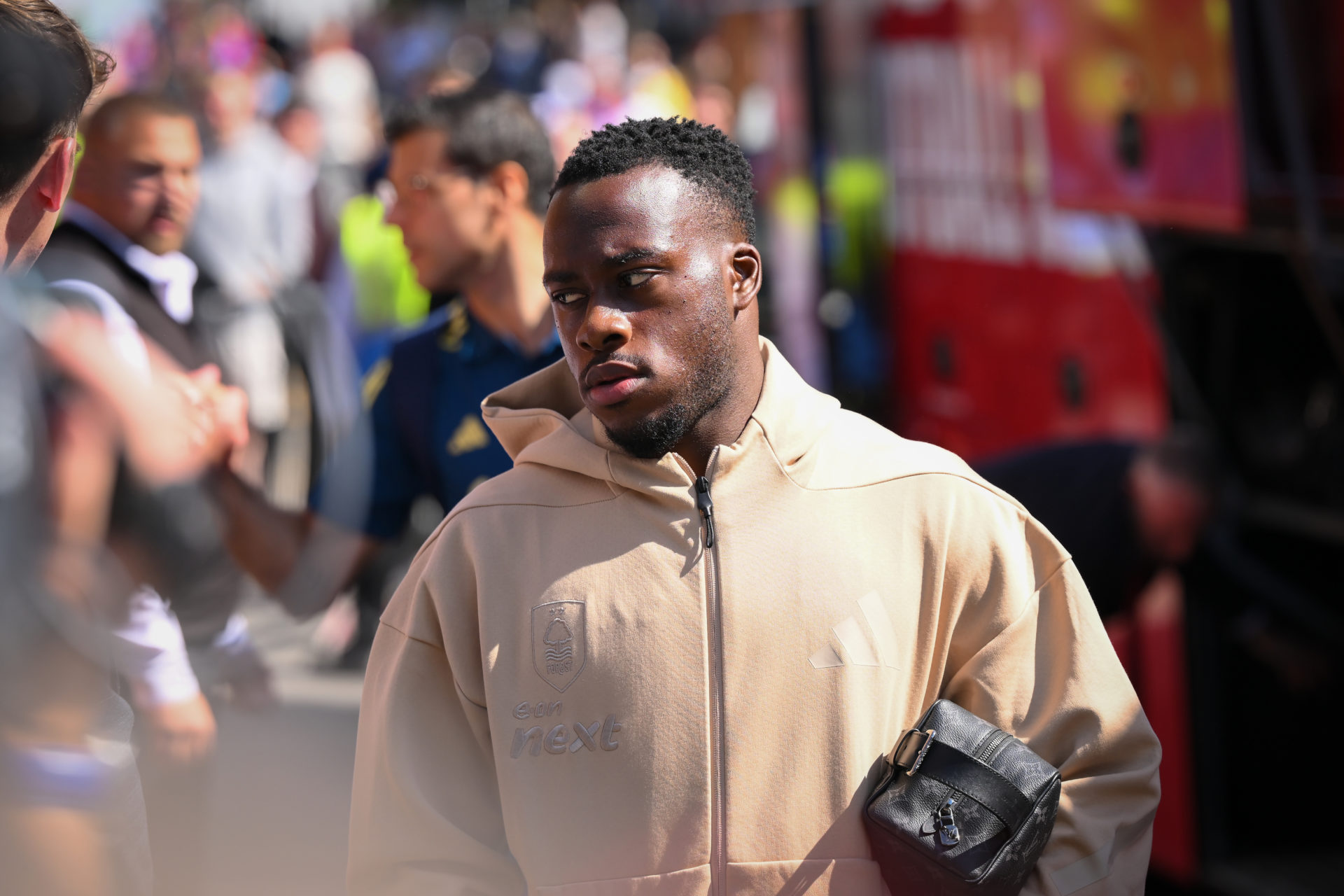 Nottingham Forest striker Arnaud Kalimuendo.
