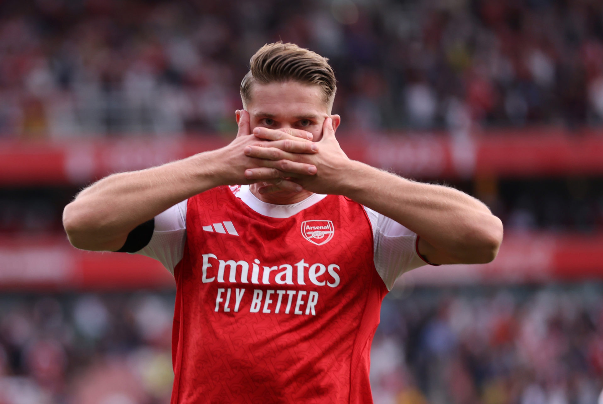 Arsenal striker Viktor Gyokeres.