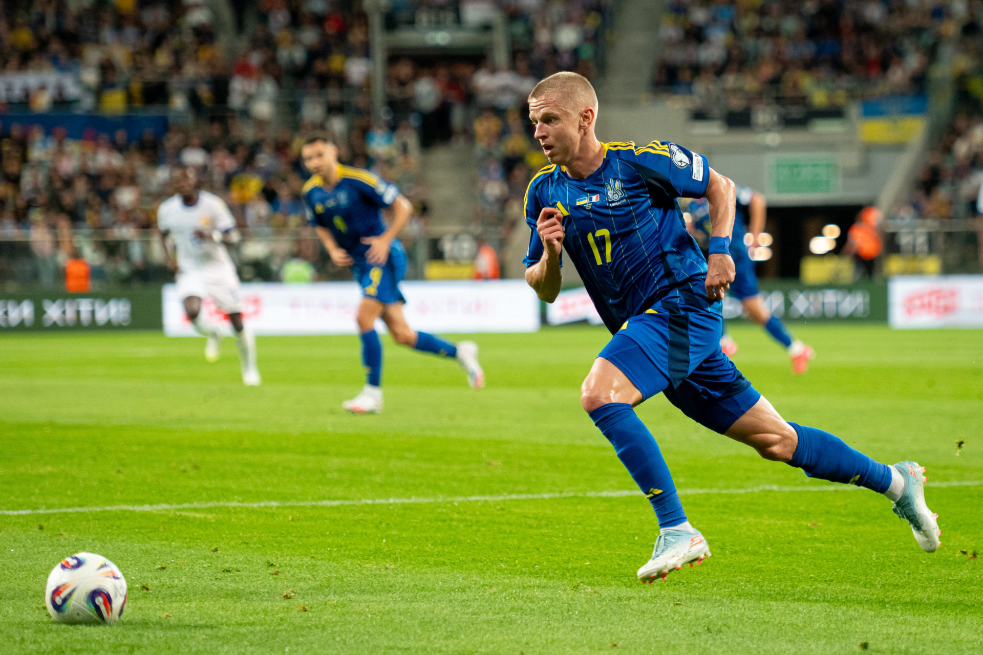 Ukraine left-back Oleksandr Zinchenko.