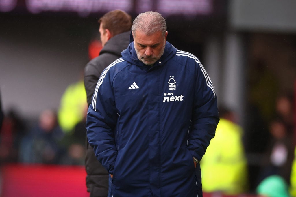 Ange Postecoglou during Burnley vs Nottingham Forest