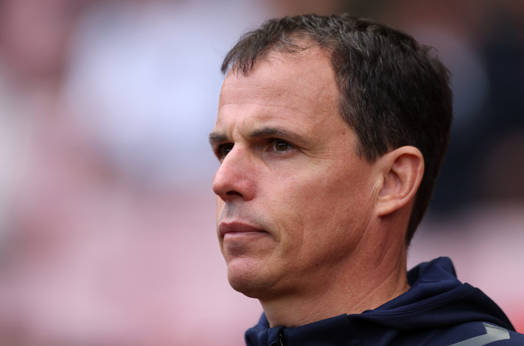 Sunderland manager Regis Le Bris on the touchline