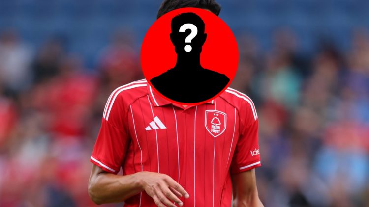 Main: Marko Stamenic in action for Nottingham Forest Inset: Mystery