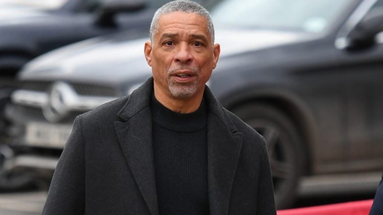 Main: Des Walker entering the City Ground before a Nottingham Forest game