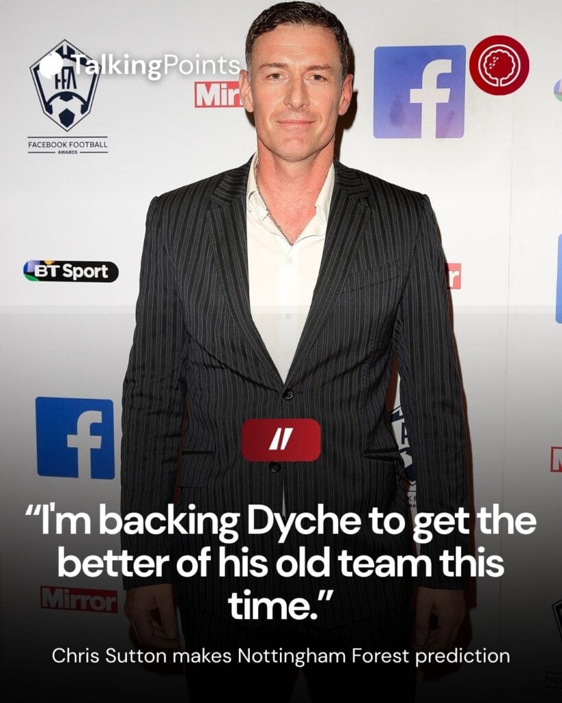 Chris Sutton at an awards ceremony