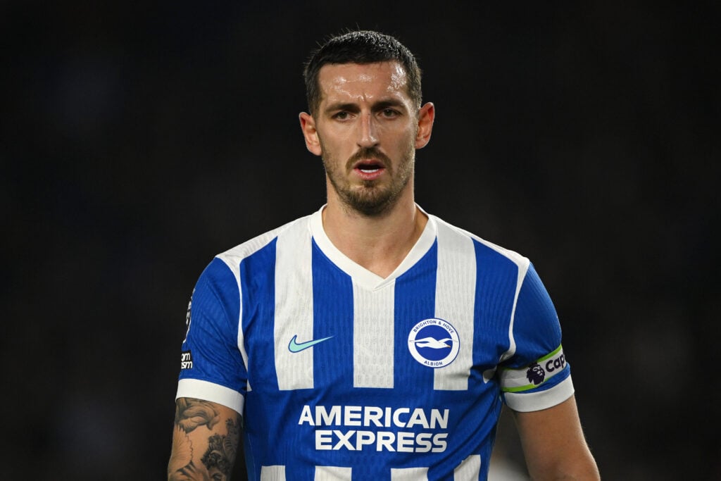 Brighton defender Lewis Dunk