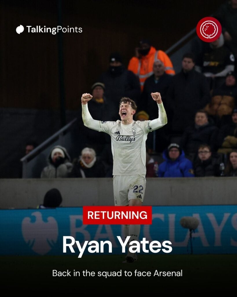 Ryan Yates celebrates Nottingham Forest beating Wolves