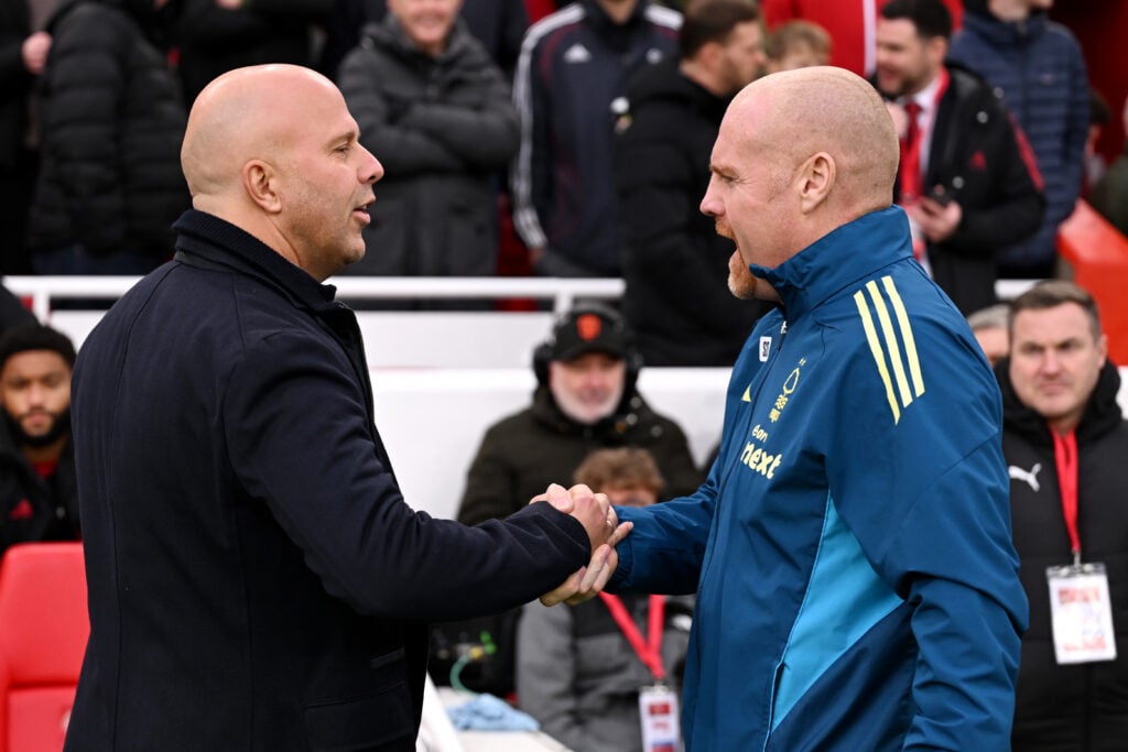 Liverpool boss Arne Slot and Nottingham Forest head coach Sean Dyche