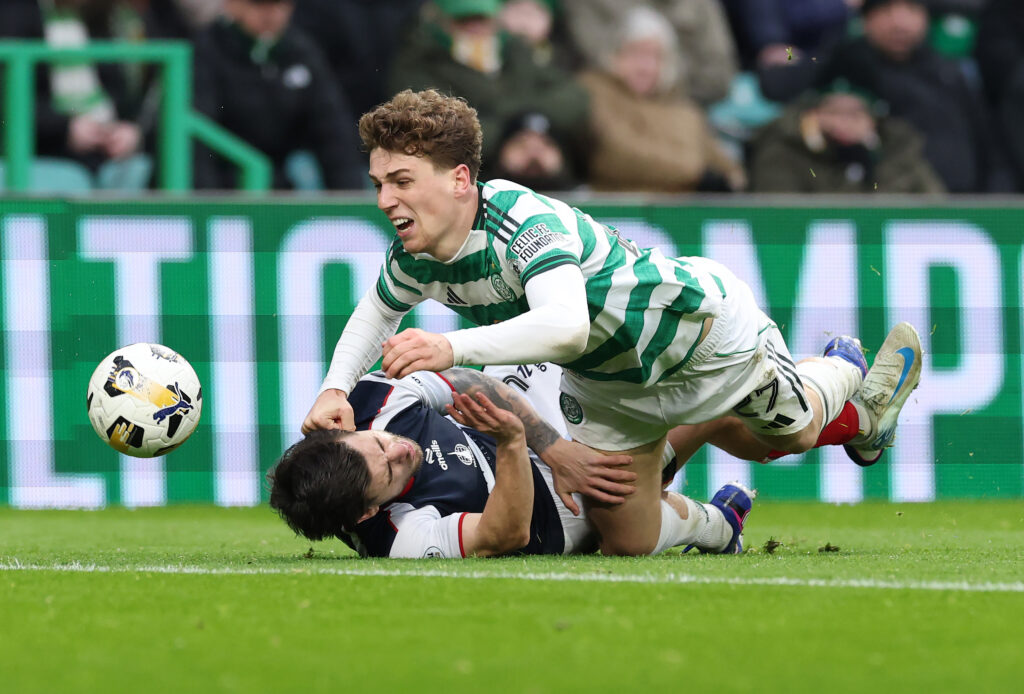 Arne Engels in action for Celtic