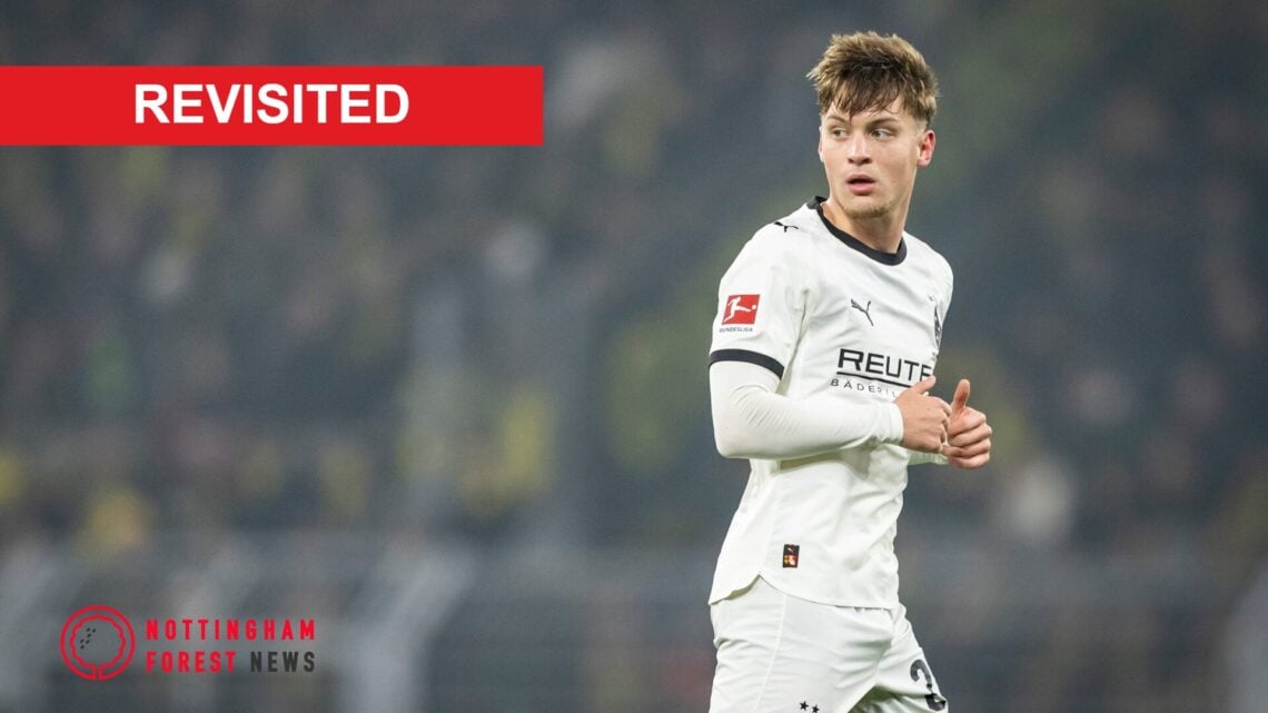 Luca Netz in action for Borussia Monchengladbach