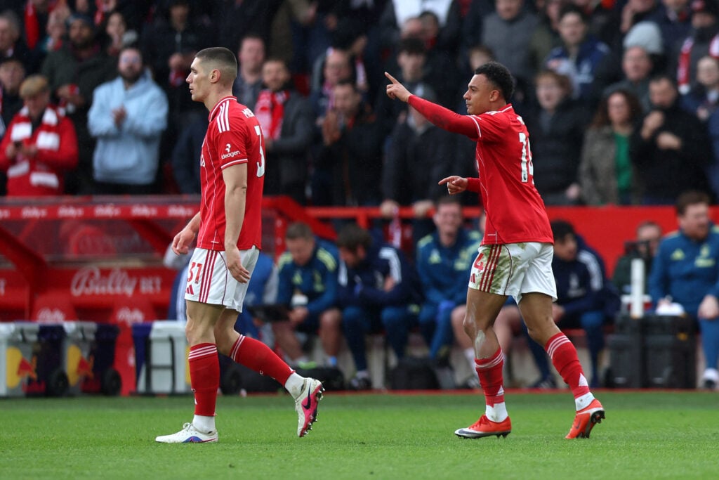 Nottingham Forest star Dan Ndoye
