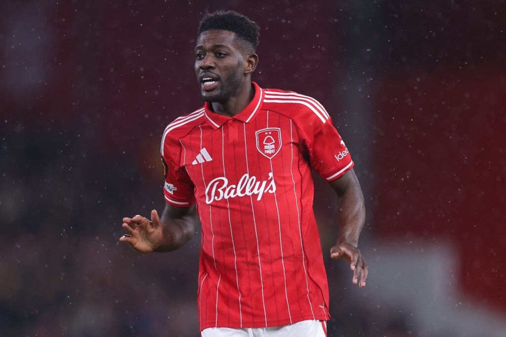 Nottingham Forest midfielder Ibrahim Sangare.