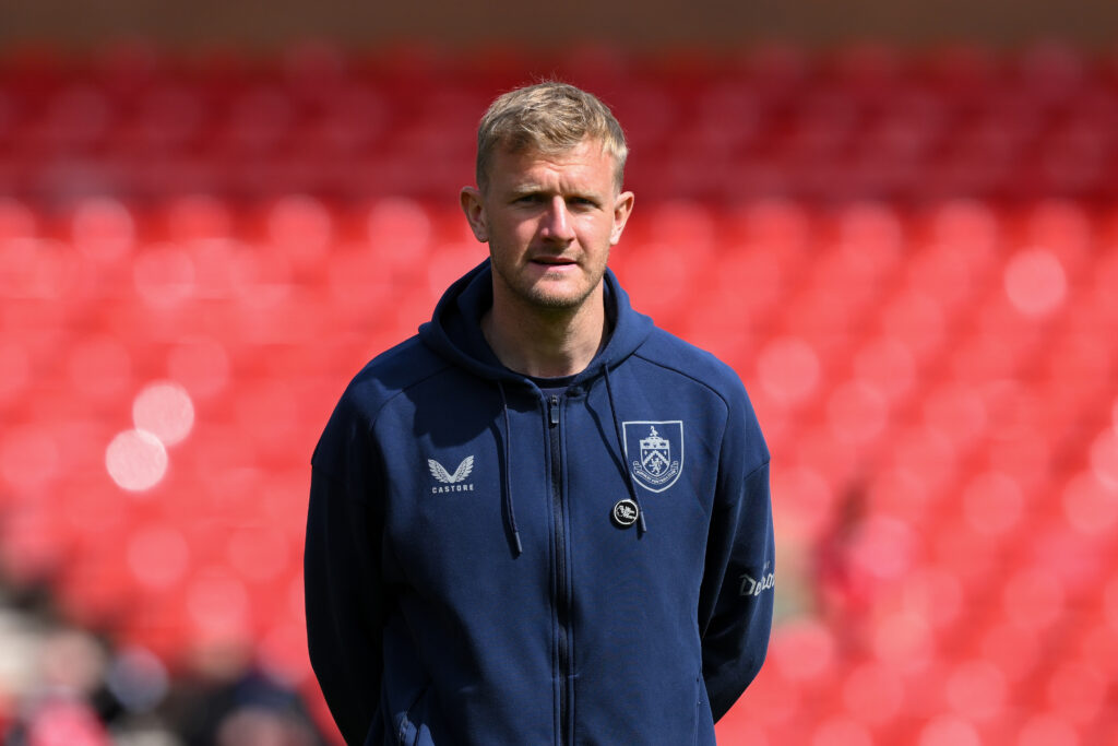 Joe Worrall takes in the City Ground before Nottingham Forest vs Burnley.