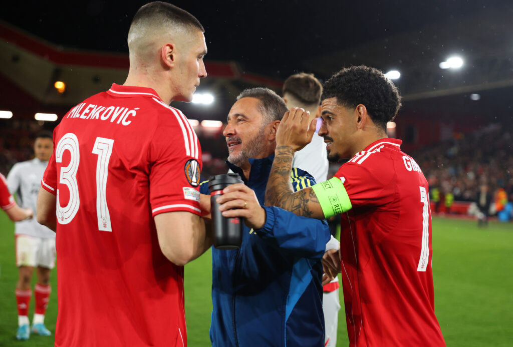 Nottingham Forest manager Vitor Pereira.