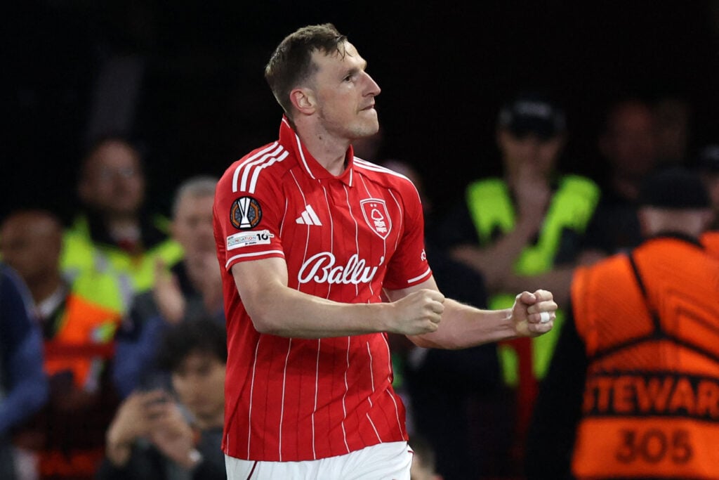 Nottingham Forest striker Chris Wood