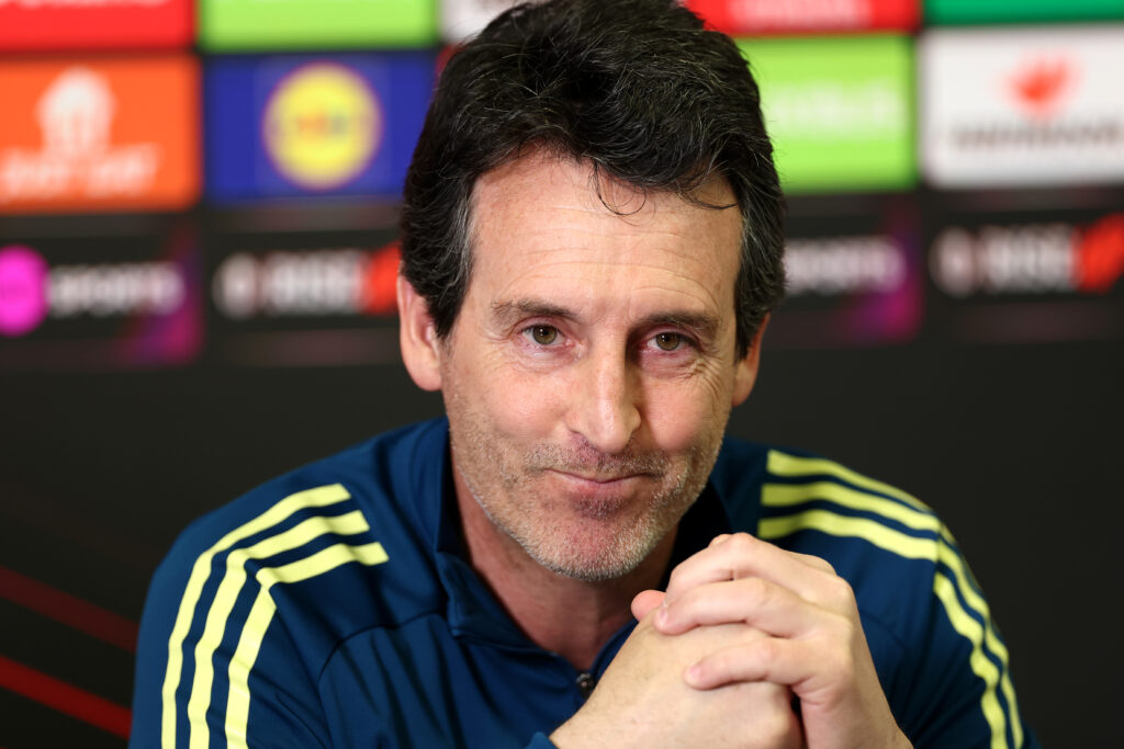 Aston Villa manager Unai Emery.