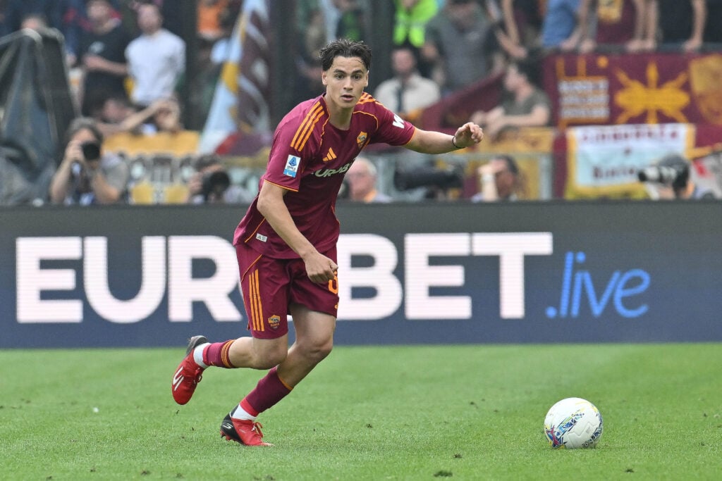 Roma player Niccolo Pisilli
