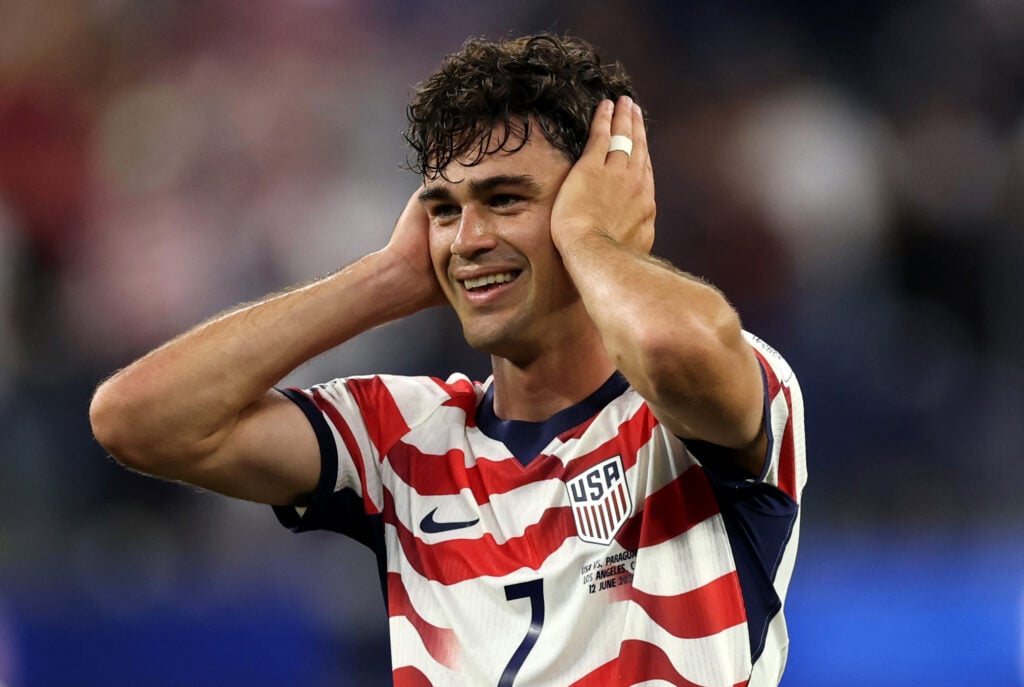 USA star Giovanni Reyna