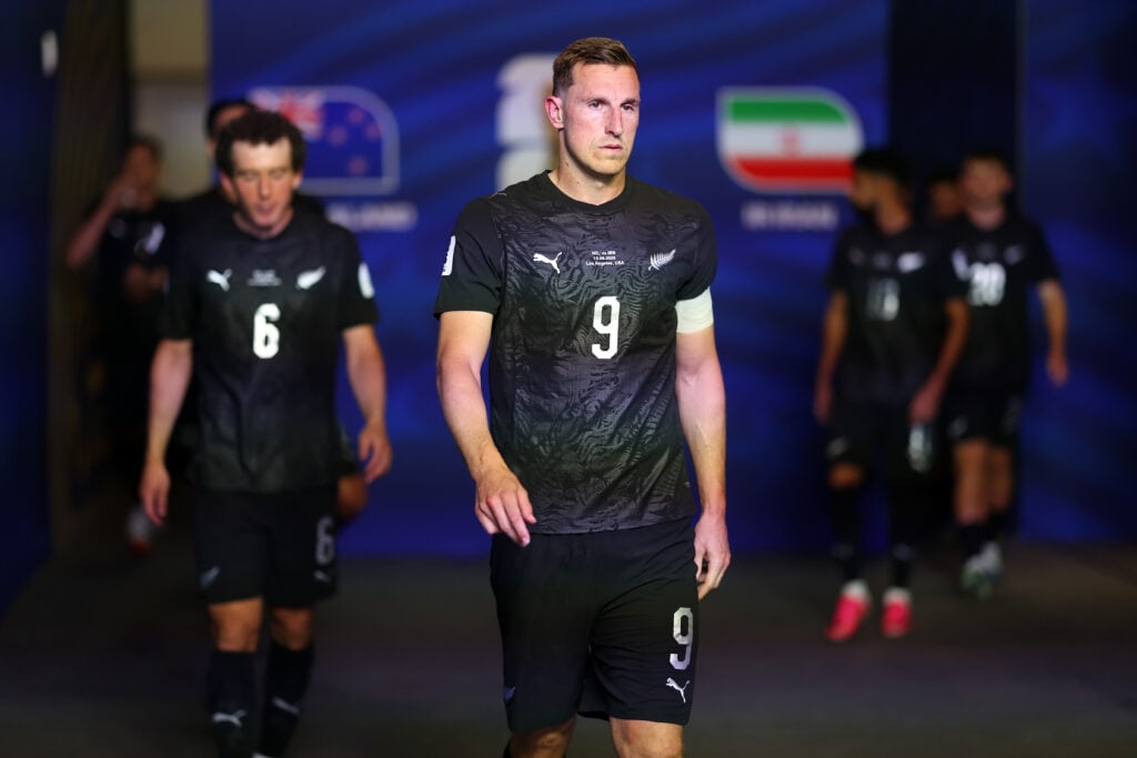 New Zealand star Chris Wood gets ready to play at the World Cup