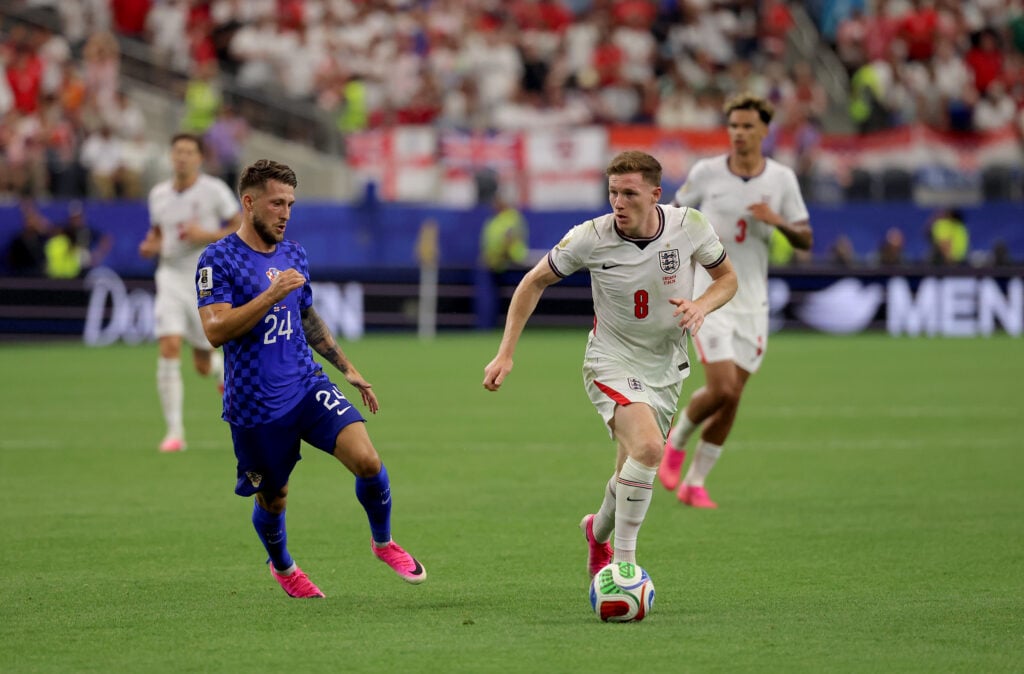 England midfielder Elliot Anderson.