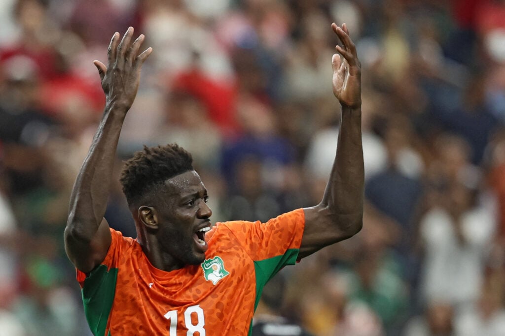 Ivory Coast midfielder Ibrahim Sangare.