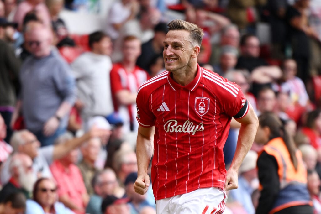 Nottingham Forest striker Chris Wood.