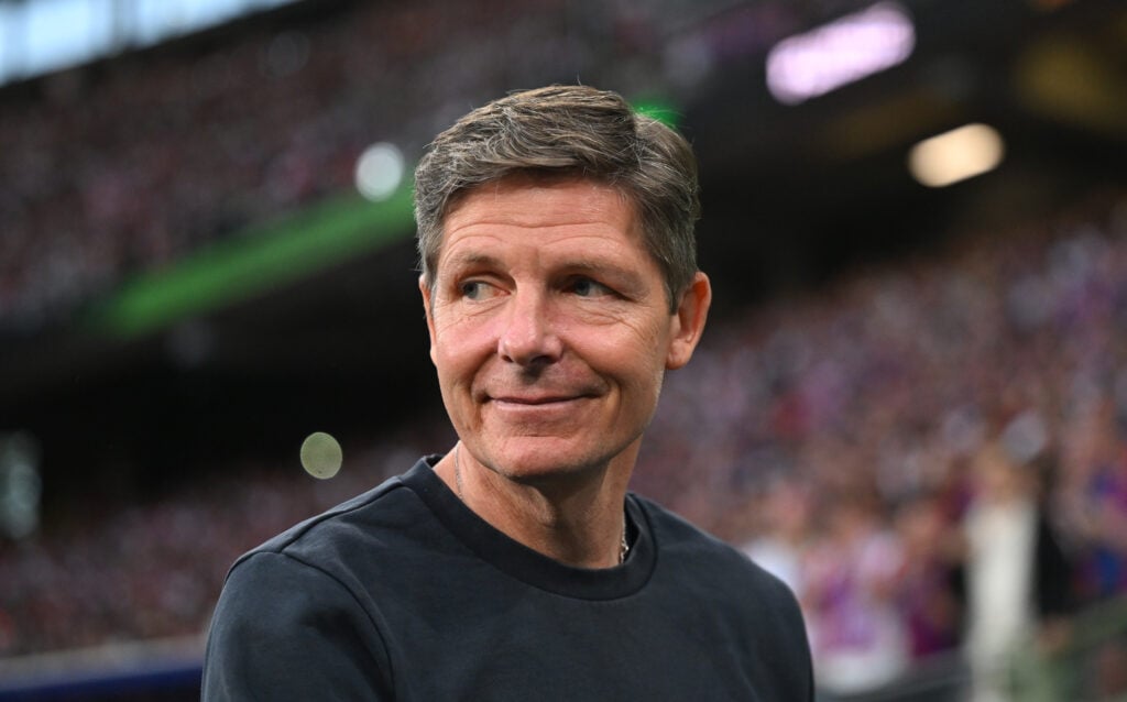Crystal Palace manager Oliver Glasner.